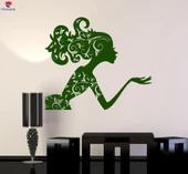 Yatak Odası Duvar Sticker Güzellik Salonu Spa Kadın Kız Odası Peri Desenleri Çıkartmalar Benzersiz Hediyelik - 1