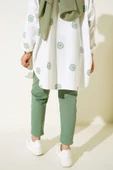 Mom Jean Pantolon Mint Yeşili - 3