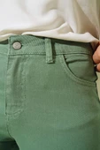 Mom Jean Pantolon Mint Yeşili - 4