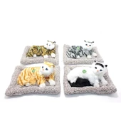 Ses Çıkaran Yastıkda Kedi Dekoratif Hediyelik thumbnail 2