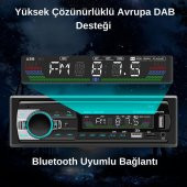Çift Usb Girişli Bluetooth Oto Teyp Araba Teybi Radyo Usb Sd Aux Teyp Amfi Çıkışlı 4x60 Watt - 4