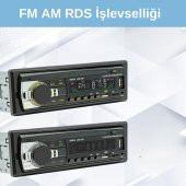 Çift Usb Girişli Bluetooth Oto Teyp Araba Teybi Radyo Usb Sd Aux Teyp Amfi Çıkışlı 4x60 Watt - 6