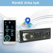 Çift Usb Girişli Bluetooth Oto Teyp Araba Teybi Radyo Usb Sd Aux Teyp Amfi Çıkışlı 4x60 Watt - 7