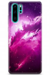 Huawei P30 Pro Kılıf Seri Moon 13 Patlama Case Kapak Fuşya - 1