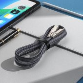 Shaza 4in1 65W USB-Type C ve Lightning Örgülü Şarj ve Data Kablosu - 3