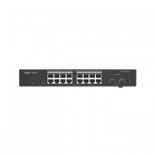 Ruijie RG-ES218GC-P 16 Port 10/100/1000 2 SFP Poe Yönetilebilir Switch - 1