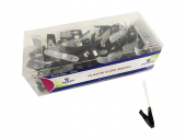 MAPİ PLASTİK KLİPS(MAŞALI) SİYAH      100 LÜ PAKET - 1