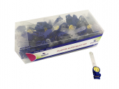 MAPİ PLASTİK KLİPS (NATO TİPİ PROMOSYON) LACİVERT  100 LÜ PAKET - 1