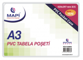 MAPİ PVC TABELA POSETLERİ A3 20Lİ PAKET - 1