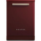 Vestel BM 5001 Retro Bordo 5 Programlı Bulaşık Makinası - 1