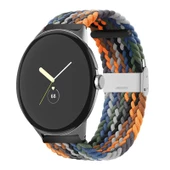 Huawei Watch GT4 GT5 41mm GT5 Pro 42mm Üniversal Akıllı Saat 18mm Kordon Metal Klipsli Flexi Örgü - 6