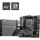 MSI PRO B660M-A D4 Wi-Fi Intel LGA1700 DDR4 Micro ATX Anakart Teşhir - 1