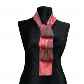 e38 KADIN RENKLİ EBRU FULAR -F0024 - 1