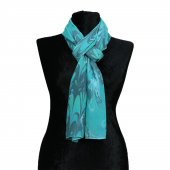 e38 KADIN RENKLİ EBRU ŞAL-Ş0142 - 1