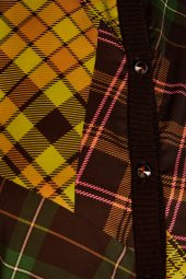 Kadın Baskı Desenli Triko Örme Hırka - 2