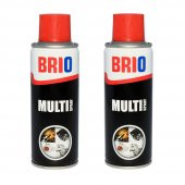Brio Çok Amaçlı Sprey Multi Sprey Yağlayıcı, Koruyucu Yağlayıcı Ve Pas Sökücü Aerosol 200 Ml 2'li 2 adet - 1