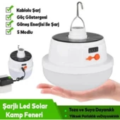 Klaus Güneş Panelli Kamp Lambası 5W 280LUMEN 2400MAH - 1