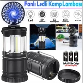 Klaus Fanlı Kamp Lambası 3W 200 Lumen 3 X AA Pil (Dahil Değil) - 1