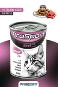 PROSPORT CHUNK SIĞIR ETLİ YETİŞKİN KEDİ KONSERVE MAMA 400GR - 1