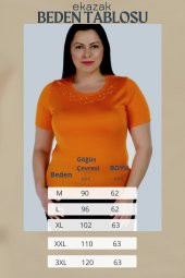 Kristal Taş El Şçliği Triko Bluz - 5