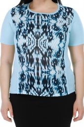 Dalga Desenli T-shirt - 4