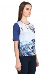 Modern Baskılı T-shirt - 3
