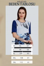 Modern Baskılı T-shirt - 5