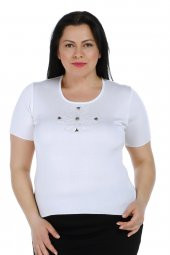 İnci Detaylı Triko Bluz - 1