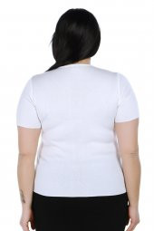 İnci Detaylı Triko Bluz - 2
