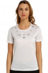 Taş Detaylı T-shirt - 1