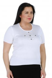 İnci Detaylı Triko Bluz - 3