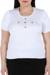İnci Detaylı Triko Bluz - 4