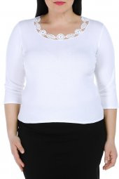 Kristal Taş El Işçliği Triko Bluz - 8