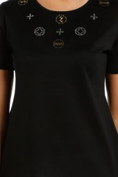 Taş Detaylı T-shirt - 8