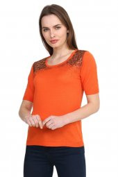 Kristal Taş Bayan Triko Bluz thumbnail 1