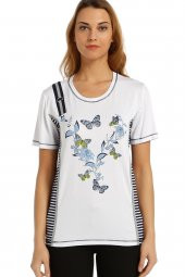 Baskılı T-shirt - 1