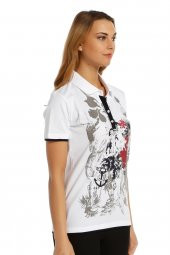 Polo Yaka Baskılı T-shirt - 4
