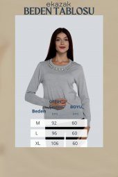 Kristal Taş Işlemeli Kazak - 5