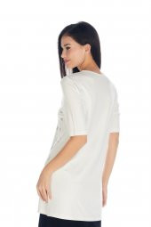 Kristal Taşlı T-shirt Bluz - 2