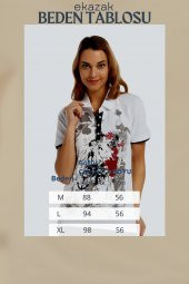 Polo Yaka Baskılı T-shirt - 6