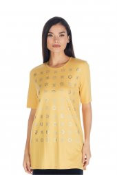 Kristal Taşlı T-shirt Bluz - 7