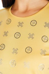 Kristal Taşlı T-shirt Bluz - 11