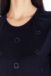 Kadın Hotfix Viskoz-lycra T-shirt - 4