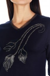 Kadın Lale/tulip Viskoz-lycra T-shirt Bluz - 11