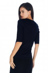 Kadın Lale/tulip Viskoz-lycra T-shirt Bluz - 12