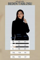 Kadın Balıkçı Triko Kazak - 6