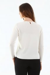 Kadın Kristal Taş El Işçliği Triko Bluz thumbnail 12