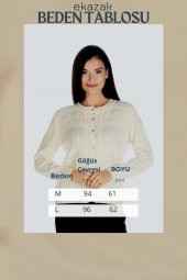Kadın Kristal Taş El Işçliği Luxury Triko Hırka - 10