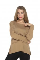 Cep Detaylı Triko Kazak - 8