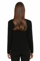 Kristal Hotfix Detaylı Italyan Yün Bluz thumbnail 2